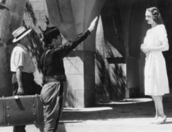 Nikos Matthaios, Lalas Iakovidis and Kaiti Panou, starring in Michalis Gaziadis and Giannis Filippou's film Anna Roditi, one of the most important post-war productions