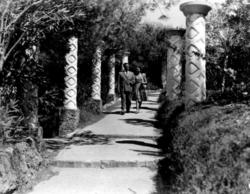 Lampros Konstantaras and Kaiti Panou fall in love in Michalis Gaziadis and Giannis Filippou's film Anna Roditi, which was filmed, for the most part, on location on the island of Rhodes and was recorded at the privately-owned studio of Anzervos Company