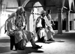 Σκηνή από το ιστορικό δράμα Η δίκη των δικαστών, σε σκηνοθεσία Πάνου Γλυκοφρύδη